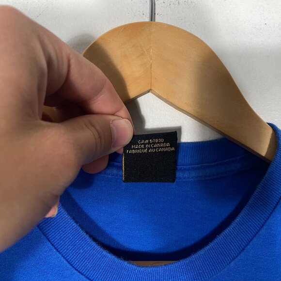 Octobers Very Own FW20 "Hot Skulls" Graphic Tee Sapphire Blue men's size small - Picture 5 of 7